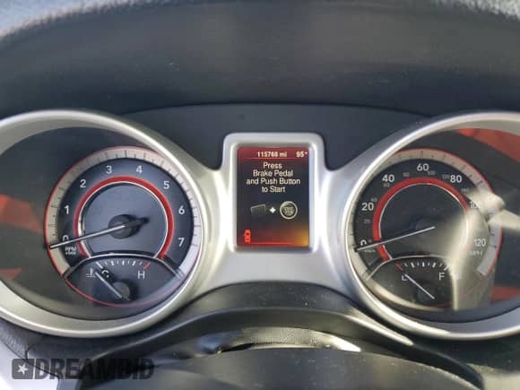 2015 Dodge Journey SXT z VIN 3C4PDCBG0FT733840, wystawiony jako Copart lot #84888075 z przebiegiem 115 768 mil mil oraz Czysty tytuł • Clean title. Historia ofert i sprzedaży dostępna na DreamBid. Obrazek 9.