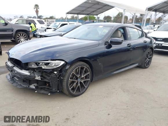 ✅ 2024 BMW 8 Series M850i • VIN: WBAGV8C02RCR25432 • Lot: 42068364. Listed on IAAI with 13,765 mi. Free auction sales archive from the USA and detailed vehicle history report at DreamBid. Image 2.