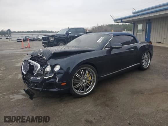 ✅ 2013 Bentley Continental GT • VIN: SCBGR3ZA3DC078314 • Lot: 43062685. Listed on Copart with 71,542 mi. Free auction sales archive from the USA and detailed vehicle history report at DreamBid. Image 1.