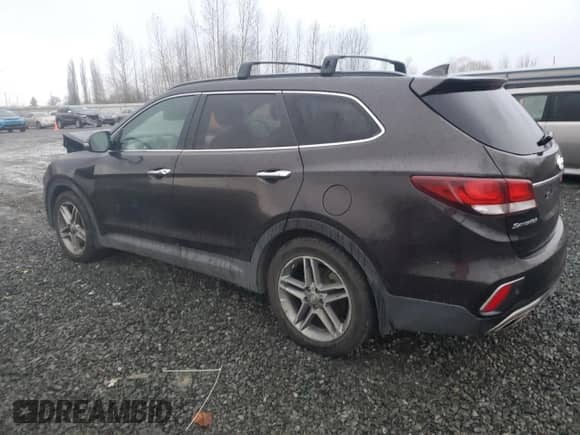 2018 Hyundai Santa Fe SE Ultimate z VIN KM8SR4HF4JU263595, wystawiony jako Copart lot #81013494 z przebiegiem 167 093 mil mil oraz Szkoda całkowita • Salvage title. Historia ofert i sprzedaży dostępna na DreamBid. Obrazek 2.