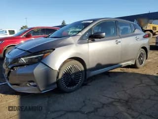 ✅ 2024 Nissan LEAF SV Plus • VIN: 1N4CZ1CV6RC555309 • Lot: 90248815. Listed on Copart with 4,986 mi. Free auction sales archive from the USA and detailed vehicle history report at DreamBid. Image 1.
