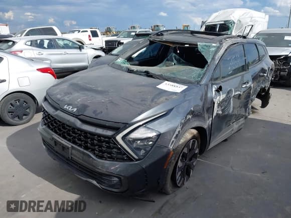 ✅ 2023 Kia Sportage X-Line • VIN: 5XYK6CAF1PG033864 • Lot: 43388537. Wystawiony na IAAI z przebiegiem 53 961 mil. Bezpłatny archiwum sprzedaży aukcyjnych z USA i szczegółowy raport historii pojazdu na DreamBid. Zdjęcie 2.