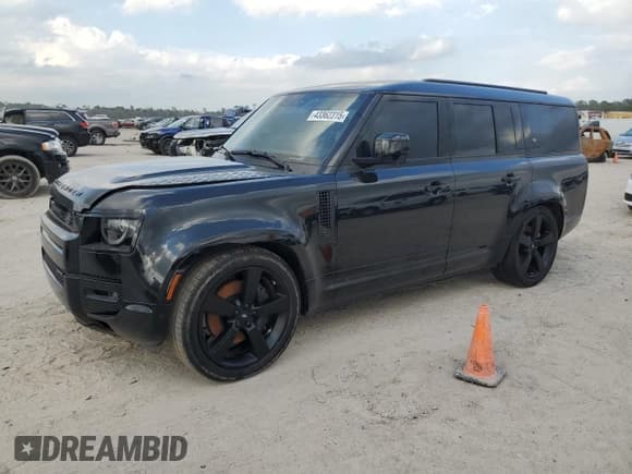 ✅ 2023 Land Rover Defender X-Dynamic SE • VIN: SALE2FEU9P2226186 • Lot: 43362315. Wystawiony na Copart z przebiegiem Nie podano. Bezpłatny archiwum sprzedaży aukcyjnych z USA i szczegółowy raport historii pojazdu na DreamBid. Zdjęcie 1.