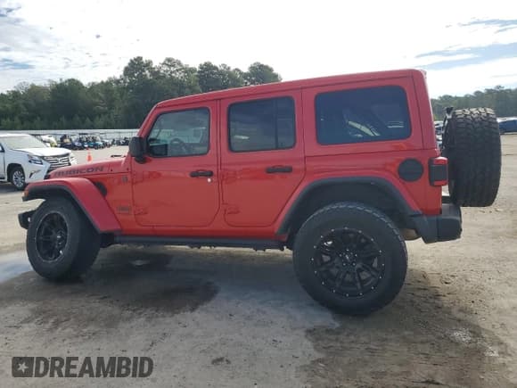 ✅ 2020 Jeep Wrangler Unlimited Rubicon • VIN: 1C4HJXFG3LW187426 • Lot: 81460755. Wystawiony na Copart z przebiegiem 80 746 mil. Bezpłatny archiwum sprzedaży aukcyjnych z USA i szczegółowy raport historii pojazdu na DreamBid. Zdjęcie 2.