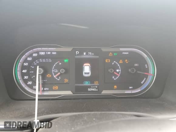 2022 Hyundai Tucson SEL with VIN KM8JBDA23NU046973, listed as a Copart auction lot 59951695 with 50,940 mi miles and Salvage title. Bid and sale history available at DreamBid. Image 9.