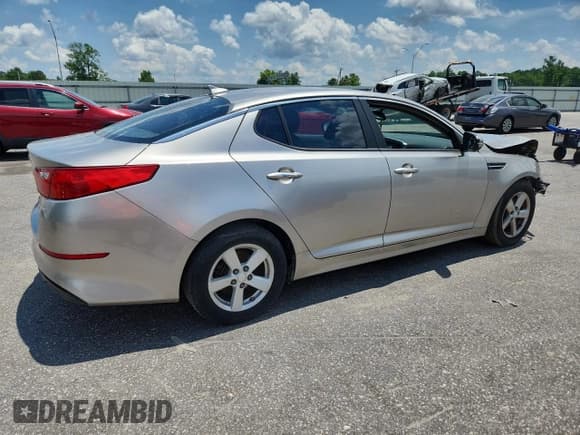 ✅ 2014 Kia Optima LX • VIN: KNAGM4A73E5461707 • Lot: 58555225. Listed on Copart with 185,877 mi. Free auction sales archive from the USA and detailed vehicle history report at DreamBid. Image 3.