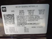 ✅ 2021 Chevrolet Traverse LT Cloth • VIN: 1GNEVGKW3MJ261227 • Lot: 43453989. Wystawiony na IAAI z przebiegiem 52 787 mil. Bezpłatny archiwum sprzedaży aukcyjnych z USA i szczegółowy raport historii pojazdu na DreamBid. Zdjęcie 9.