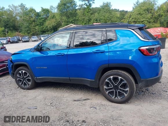 ✅ 2022 Jeep Compass Limited • VIN: 3C4NJDCB8NT200478 • Lot: 43058140. Listed on IAAI with 46,960 mi. Free auction sales archive from the USA and detailed vehicle history report at DreamBid. Image 14.