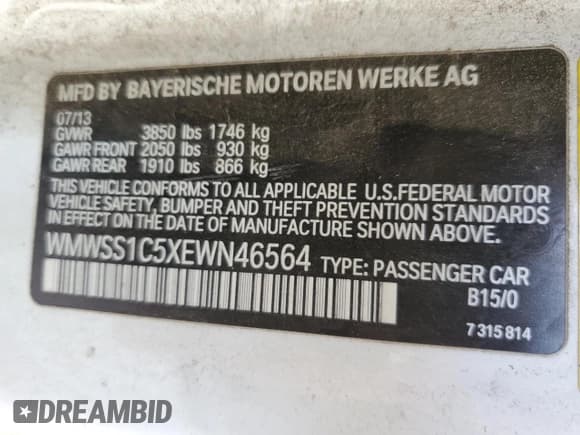 ✅ 2014 MINI Paceman • VIN: WMWSS1C5XEWN46564 • Lot: 68726944. Wystawiony na Copart z przebiegiem 139 749 mil. Bezpłatny archiwum sprzedaży aukcyjnych z USA i szczegółowy raport historii pojazdu na DreamBid. Zdjęcie 12.