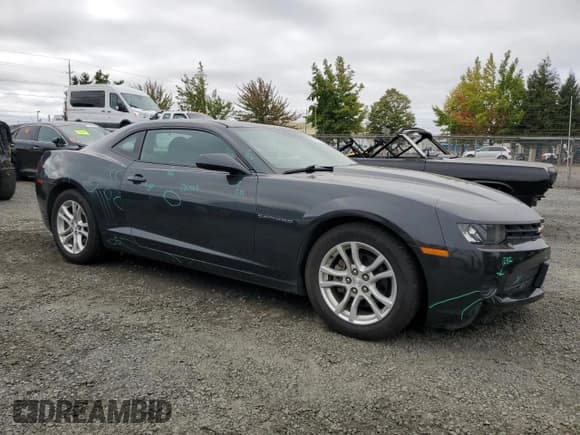 ✅ 2014 Chevrolet Camaro LS • VIN: 2G1FE1E33E9165194 • Lot: 80327275. Listed on Copart with 181,955 mi. Free auction sales archive from the USA and detailed vehicle history report at DreamBid. Image 4.