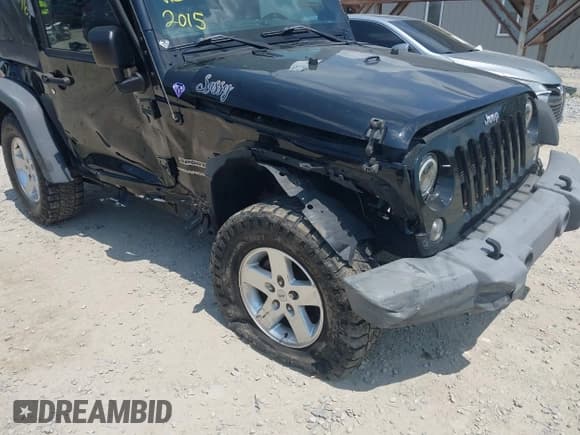 ✅ 2015 Jeep Wrangler Willys Wheeler • VIN: 1C4AJWAG9FL518759 • Lot: 42674716. Listed on IAAI with 211,446 mi. Free auction sales archive from the USA and detailed vehicle history report at DreamBid. Image 6.