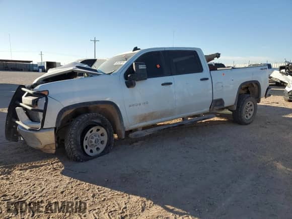 2022 Chevrolet Silverado 3500HD Work Truck z VIN 1GC4YSE79NF196522, wystawiony jako Copart lot #85439074 z przebiegiem Nie podano mil oraz Szkoda całkowita • Salvage title. Historia ofert i sprzedaży dostępna na DreamBid. Obrazek 1.