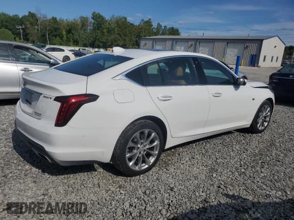 ✅ 2023 Cadillac CT5 Premium Luxury • VIN: 1G6DS5RKXP0136047 • Lot: 71079845. Listed on Copart with 24,932 mi. Free auction sales archive from the USA and detailed vehicle history report at DreamBid. Image 3.