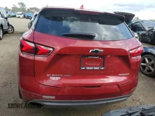 2021 Chevrolet Blazer Premier with VIN 3GNKBLRS1MS534946, listed as a Copart auction lot 67353324 with 59,493 mi miles and Salvage title. Bid and sale history available at DreamBid. Image 6.