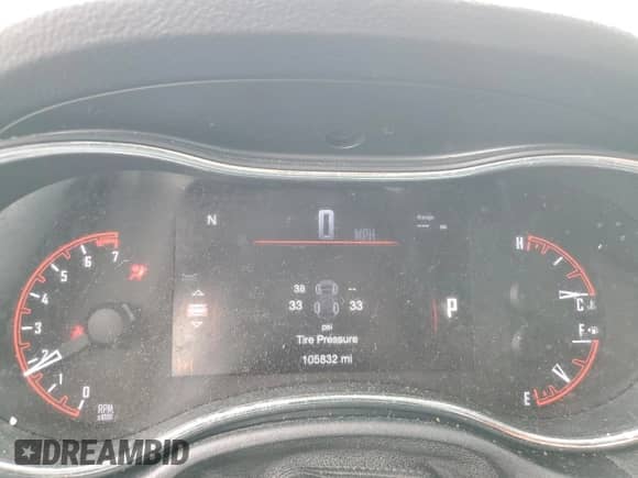 2017 Dodge Durango GT z VIN 1C4RDJDGXHC905042, wystawiony jako Copart lot #68868835 z przebiegiem 105 832 mil mil oraz Szkoda całkowita • Salvage title. Historia ofert i sprzedaży dostępna na DreamBid. Obrazek 9.