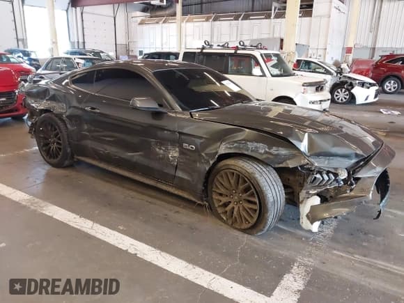 ✅ 2020 Ford Mustang GT • VIN: 1FA6P8CF9L5121966 • Lot: 43259978. Listed on IAAI with Not provided. Free auction sales archive from the USA and detailed vehicle history report at DreamBid. Image 1.