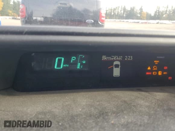 ✅ 2012 Toyota Prius One • VIN: JTDKDTB39C1022762 • Лот: 91292975. Опубликован ранее на Copart с пробегом 204 715 миль. Бесплатный доступ к архиву аукционных продаж из США и подробный отчёт об истории автомобиля на DreamBid. Изображение 9.