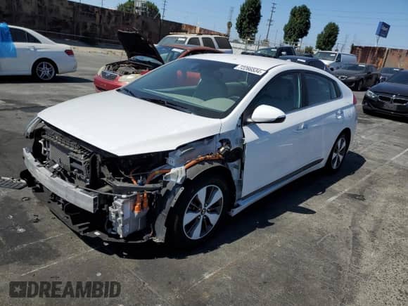 2019 Hyundai Ioniq Limited with VIN KMHC75LD2KU125707, listed as a Copart auction lot 72266534 with 59,179 mi miles and Salvage title. Bid and sale history available at DreamBid. Image 1.