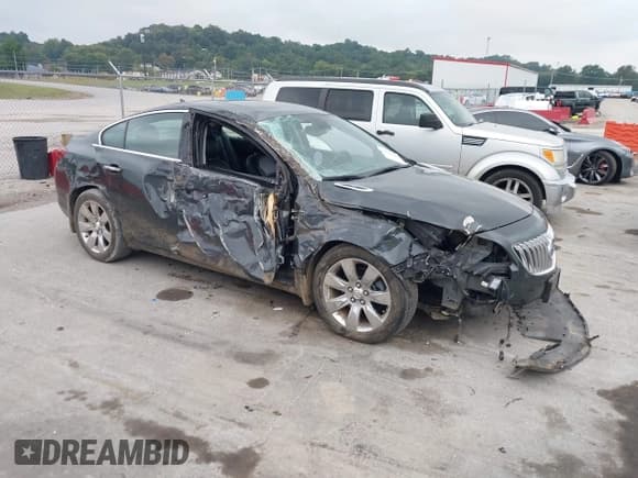 ✅ 2014 Buick Regal Premium I • VIN: 2G4GN5EXXE9319255 • Lot: 43289160. Listed on IAAI with 211,100 mi. Free auction sales archive from the USA and detailed vehicle history report at DreamBid. Image 1.