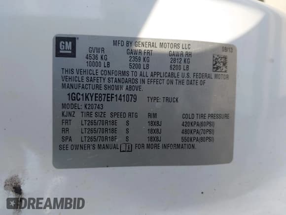 ✅ 2014 Chevrolet Silverado 2500HD LTZ • VIN: 1GC1KYE87EF141079 • Лот: 41070591. Опубликован ранее на IAAI с пробегом 239 187 миль. Бесплатный доступ к архиву аукционных продаж из США и подробный отчёт об истории автомобиля на DreamBid. Изображение 9.