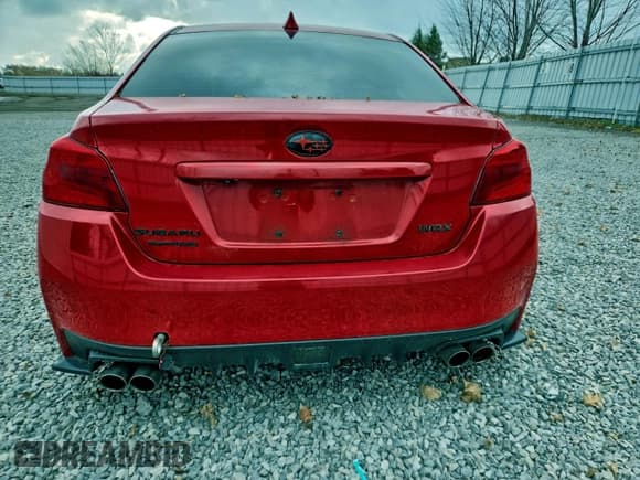 ✅ 2017 Subaru WRX • VIN: JF1VA1A61H9814277 • Lot: 94473545. Listed on Copart with 163,650 mi. Free auction sales archive from the USA and detailed vehicle history report at DreamBid. Image 6.