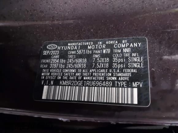 ✅ 2024 Hyundai Palisade SEL • VIN: KM8R2DGE1RU696489 • Lot: 41319583. Wystawiony na IAAI z przebiegiem 9 675 mil. Bezpłatny archiwum sprzedaży aukcyjnych z USA i szczegółowy raport historii pojazdu na DreamBid. Zdjęcie 9.