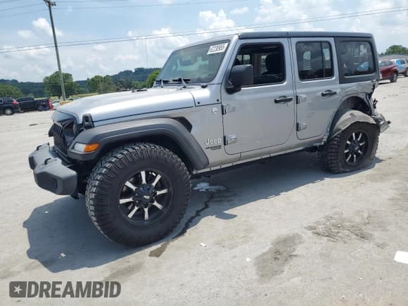 ✅ 2021 Jeep Wrangler Unlimited Sport • VIN: 1C4HJXDG7MW521106 • Lot: 62230955. Listed on Copart with 52,358 mi. Free auction sales archive from the USA and detailed vehicle history report at DreamBid. Image 1.