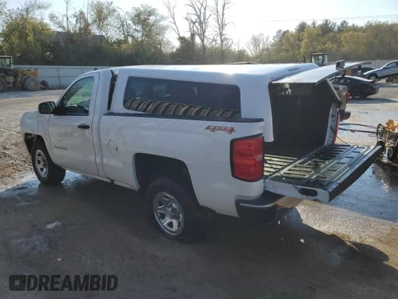 2016 Chevrolet Silverado 1500 Work Truck z VIN 1GCNKNEH8GZ364216, wystawiony jako Copart lot #75436514 z przebiegiem 59 403 mil mil oraz Szkoda całkowita • Salvage title. Historia ofert i sprzedaży dostępna na DreamBid. Obrazek 2.