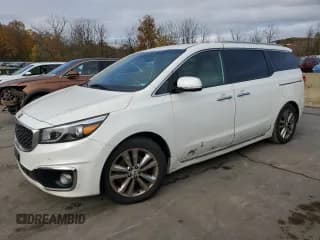 ✅ 2016 Kia Sedona SX-L • VIN: KNDME5C10G6135619 • Lot: 90513155. Listed on Copart with 139,184 mi. Free auction sales archive from the USA and detailed vehicle history report at DreamBid. Image 1.