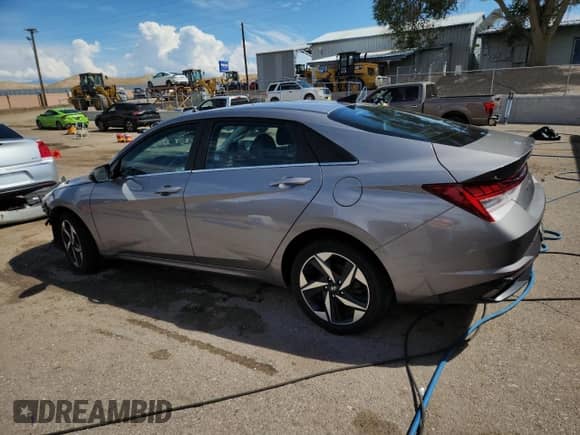 2021 Hyundai Elantra Limited with VIN KMHLP4AG6MU171082, listed as a Copart auction lot 80673275 with 69,199 mi miles and Salvage title. Bid and sale history available at DreamBid. Image 2.