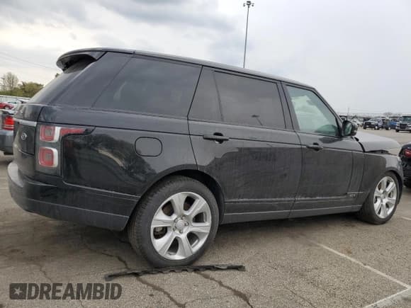 ✅ 2018 Land Rover Range Rover • VIN: SALGS5RE2JA394125 • Lot: 47939985. Listed on Copart with 63,168 mi. Free auction sales archive from the USA and detailed vehicle history report at DreamBid. Image 3.