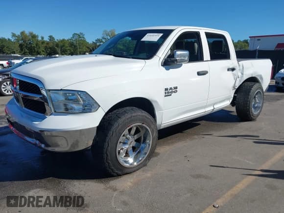 ✅ 2020 Ram 1500 Tradesman • VIN: 3C6RR6KT0LG127880 • Lot: 43446959. Listed on IAAI with 94,570 mi. Free auction sales archive from the USA and detailed vehicle history report at DreamBid. Image 2.