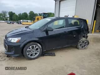 2018 Chevrolet Sonic LT with VIN 1G1JD6SHXJ4125993, listed as a Copart auction lot 59767675 with 120,708 mi miles and Salvage title. Bid and sale history available at DreamBid. Image 1.