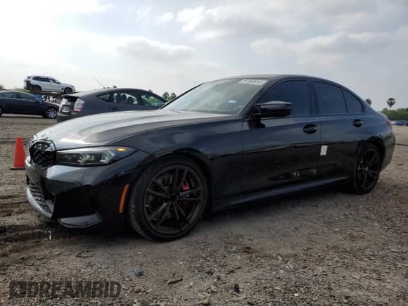 2024 BMW 3 Series M340i with VIN 3MW49FS04R8E28399, listed as a Copart auction lot 51360615 with 20,644 mi miles and Salvage title. Bid and sale history available at DreamBid. Image 1.