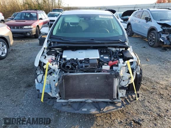 2020 Toyota Prius L Eco с VIN JTDKARFUXL3119679, выставлен на аукционе Copart как лот 77231514 с пробегом 69 861 миль миль и Списание • Salvage title. История ставок и продаж доступна на DreamBid. Изображение 5.