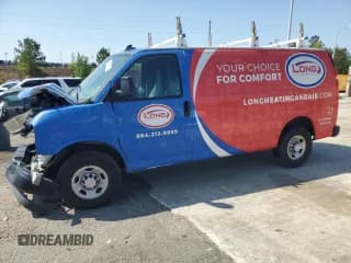 ✅ 2022 Chevrolet Express Cargo • VIN: 1GCWGAFPXN1268703 • Lot: 52439515. Listed on Copart with 63,576 mi. Free auction sales archive from the USA and detailed vehicle history report at DreamBid. Image 1.