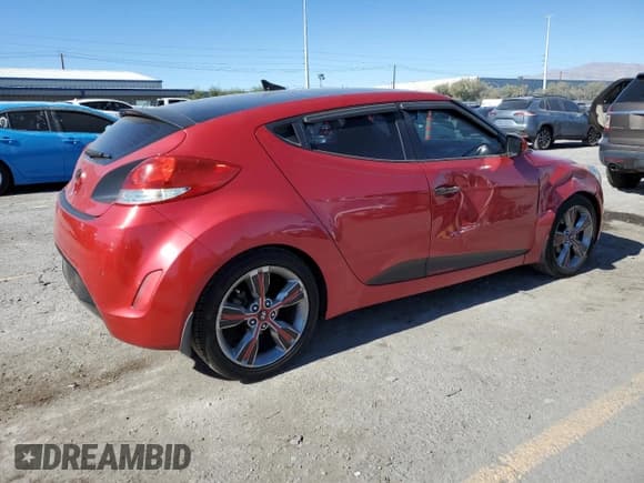 ✅ 2013 Hyundai Veloster w/Black Int • VIN: KMHTC6ADXDU161362 • Lot: 91247215. Listed on Copart with 136,721 mi. Free auction sales archive from the USA and detailed vehicle history report at DreamBid. Image 3.