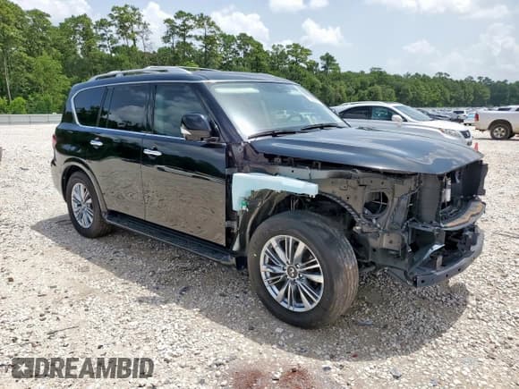 ✅ 2019 Infiniti QX80 Luxe • VIN: JN8AZ2NF1K9688967 • Lot: 62926115. Wystawiony na Copart z przebiegiem 94 471 mil. Bezpłatny archiwum sprzedaży aukcyjnych z USA i szczegółowy raport historii pojazdu na DreamBid. Zdjęcie 4.