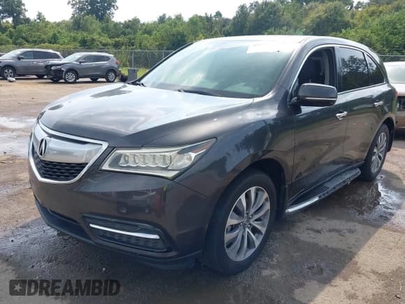 ✅ 2015 Acura MDX Technology • VIN: 5FRYD4H46FB002544 • Lot: 43225520. Listed on IAAI with 173,345 mi. Free auction sales archive from the USA and detailed vehicle history report at DreamBid. Image 2.