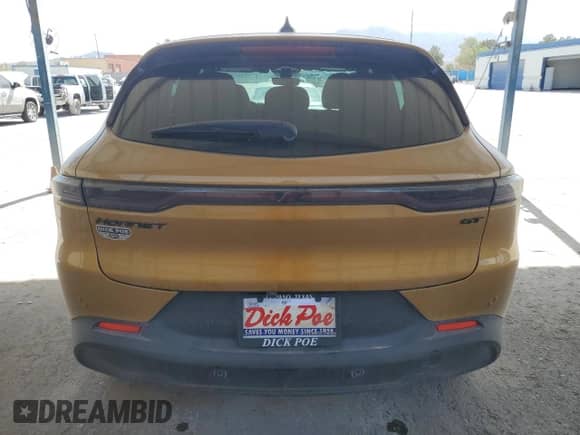 2024 Dodge Hornet GT z VIN ZACNDFAN9R3A41846, wystawiony jako Copart lot #54247655 z przebiegiem 6 258 mil mil oraz Szkoda całkowita • Salvage title. Historia ofert i sprzedaży dostępna na DreamBid. Obrazek 6.