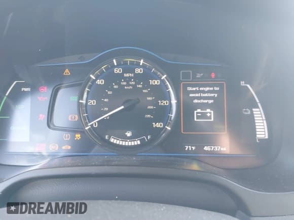 ✅ 2019 Hyundai Ioniq Blue • VIN: KMHC65LC7KU140150 • Lot: 41367995. Wystawiony na IAAI z przebiegiem 46 737 mil. Bezpłatny archiwum sprzedaży aukcyjnych z USA i szczegółowy raport historii pojazdu na DreamBid. Zdjęcie 7.