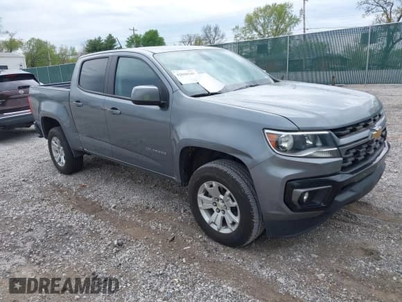 ✅ 2022 Chevrolet Colorado 4WD LT • VIN: 1GCGTCEN8N1227420 • Лот: 42050345. Опубликован ранее на IAAI с пробегом 54 922 миль. Бесплатный доступ к архиву аукционных продаж из США и подробный отчёт об истории автомобиля на DreamBid. Изображение 1.