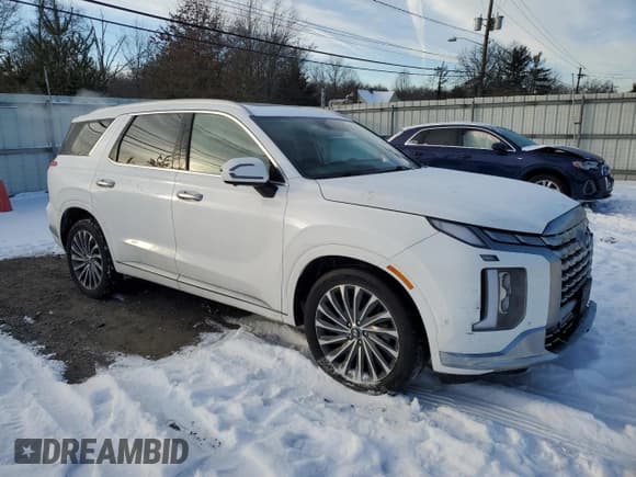 ✅ 2023 Hyundai Palisade Calligraphy • VIN: KM8R7DGE8PU542084 • Лот: 41956415. Опубликован ранее на Copart с пробегом 29 444 миль. Бесплатный доступ к архиву аукционных продаж из США и подробный отчёт об истории автомобиля на DreamBid. Изображение 4.