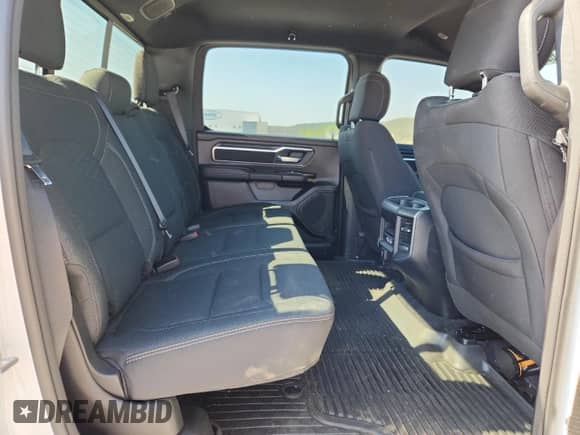 2025 Ram 1500 Big Horn with VIN 1C6SRFFPXSN607297, listed as a Copart auction lot 62687315 with 8,088 mi miles and Salvage title. Bid and sale history available at DreamBid. Image 10.