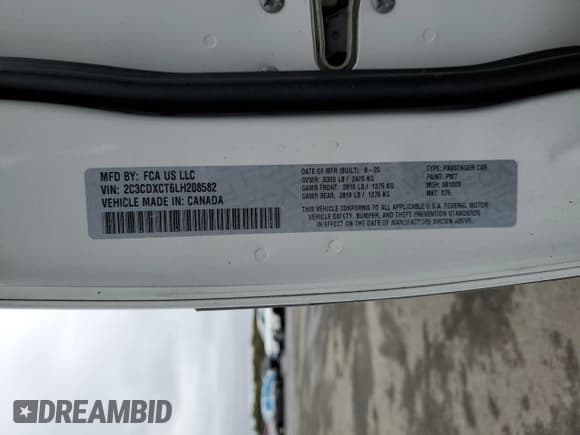 ✅ 2020 Dodge Charger R/T • VIN: 2C3CDXCT6LH208582 • Lot: 86597875. Wystawiony na Copart z przebiegiem 71 311 mil. Bezpłatny archiwum sprzedaży aukcyjnych z USA i szczegółowy raport historii pojazdu na DreamBid. Zdjęcie 12.