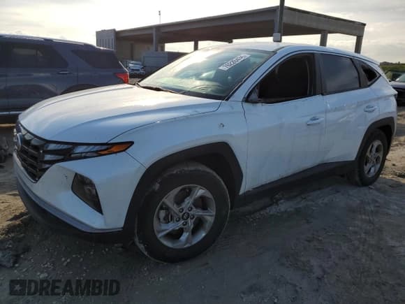 ✅ 2022 Hyundai Tucson SE • VIN: 5NMJA3AE8NH004477 • Lot: 76228434. Wystawiony na Copart z przebiegiem 40 791 mil. Bezpłatny archiwum sprzedaży aukcyjnych z USA i szczegółowy raport historii pojazdu na DreamBid. Zdjęcie 1.