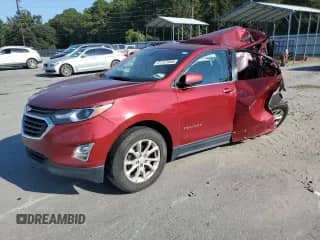 2019 Chevrolet Equinox LT with VIN 3GNAXKEV6KS562102, listed as a Copart auction lot 81727655 with Not provided miles and Salvage title. Bid and sale history available at DreamBid. Image 1.