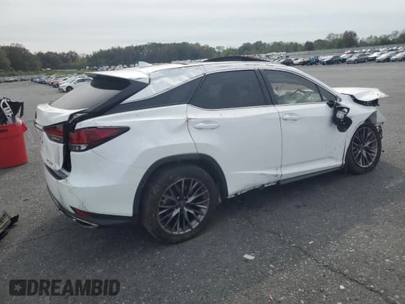 ✅ 2020 Lexus RX 350 F Sport Performance • VIN: 2T2YZMDA2LC242524 • Lot: 81950945. Listed on Copart with Not provided. Free auction sales archive from the USA and detailed vehicle history report at DreamBid. Image 3.