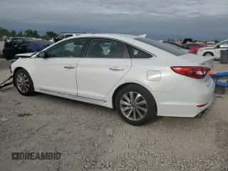 2015 Hyundai Sonata Sport with VIN 5NPE34AF3FH244471, listed as a Copart auction lot 70752385 with 110,628 mi miles and Salvage title. Bid and sale history available at DreamBid. Image 2.