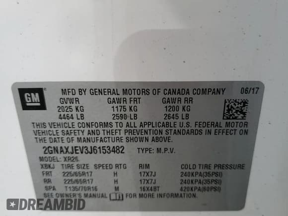 ✅ 2018 Chevrolet Equinox LT • VIN: 2GNAXJEV3J6153482 • Lot: 85740285. Wystawiony na Copart z przebiegiem 76 521 mil. Bezpłatny archiwum sprzedaży aukcyjnych z USA i szczegółowy raport historii pojazdu na DreamBid. Zdjęcie 13.